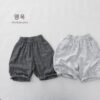日系線條拼接七分褲 / 二色 (80~130)：圖片 9