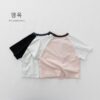 日系撞色上衣 / 二色 (80~130)：圖片 10