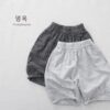 日系線條拼接七分褲 / 二色 (80~130)：圖片 6