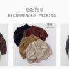 日系撞色上衣 / 二色 (80~130)：圖片 6