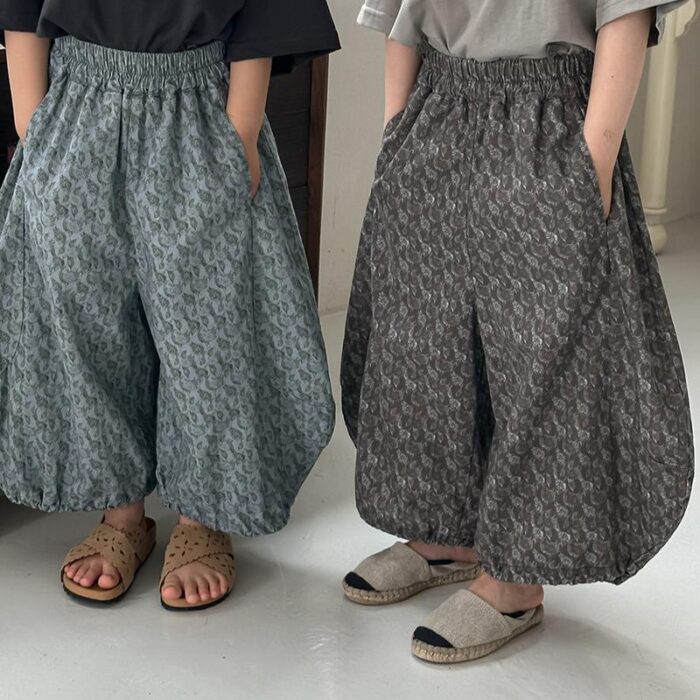 日系復古花褲 / 二色 (80~140)