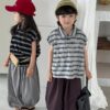 橫條polo上衣 / 二色 (80~140)：圖片 10