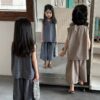 日系格紋套裝/二色 (80~140)：圖片 10