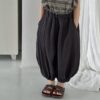 森林系復古拼接九分褲 / 三色 (80~140)：圖片 9