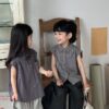 格紋襯衫 / 二色 (80~140)：圖片 12