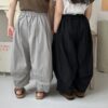 休閒百搭闊腿九分褲 / 二色 (80~140)：圖片 13
