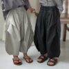 寬鬆闊腿9分褲 / 二色 (80~140)：圖片 15