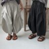寬鬆闊腿9分褲 / 二色 (80~140)：圖片 16