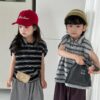 橫條polo上衣 / 二色 (80~140)：圖片 4