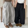 休閒百搭闊腿九分褲 / 二色 (80~140)：圖片 7