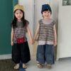 日系假兩件條紋背心 / 二色 (80~140)：圖片 8