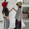 橫條polo上衣 / 二色 (80~140)：圖片 8