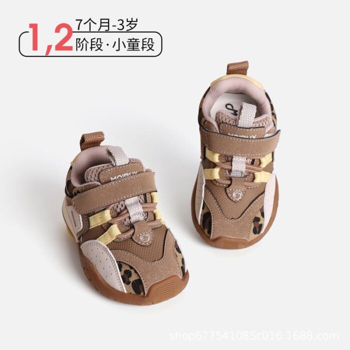 12.5~16.5-豹紋拼接運動鞋 / 三色