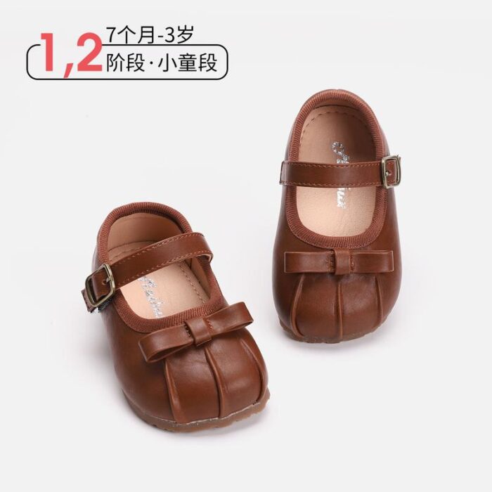 12.5~16.5cm - 打摺蝴蝶結公主鞋 / 三色