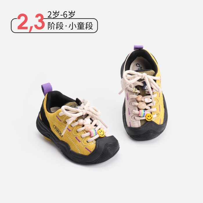 14~19cm - 可愛拚色戶外串珠鞋 / 三色