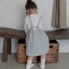 格紋吊帶洋裝 / 二色 (12m~115cm)