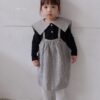 格紋吊帶洋裝 / 二色 (12m~115cm)：圖片 2