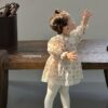 復古窗花蕾絲包屁裙(66~90cm)：圖片 11