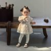 復古窗花蕾絲包屁裙(66~90cm)：圖片 2