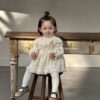 荷葉邊碎花包屁衣裙(66~90cm)：圖片 2