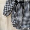 格紋蕾絲拼接包屁衣(73~90)：圖片 5
